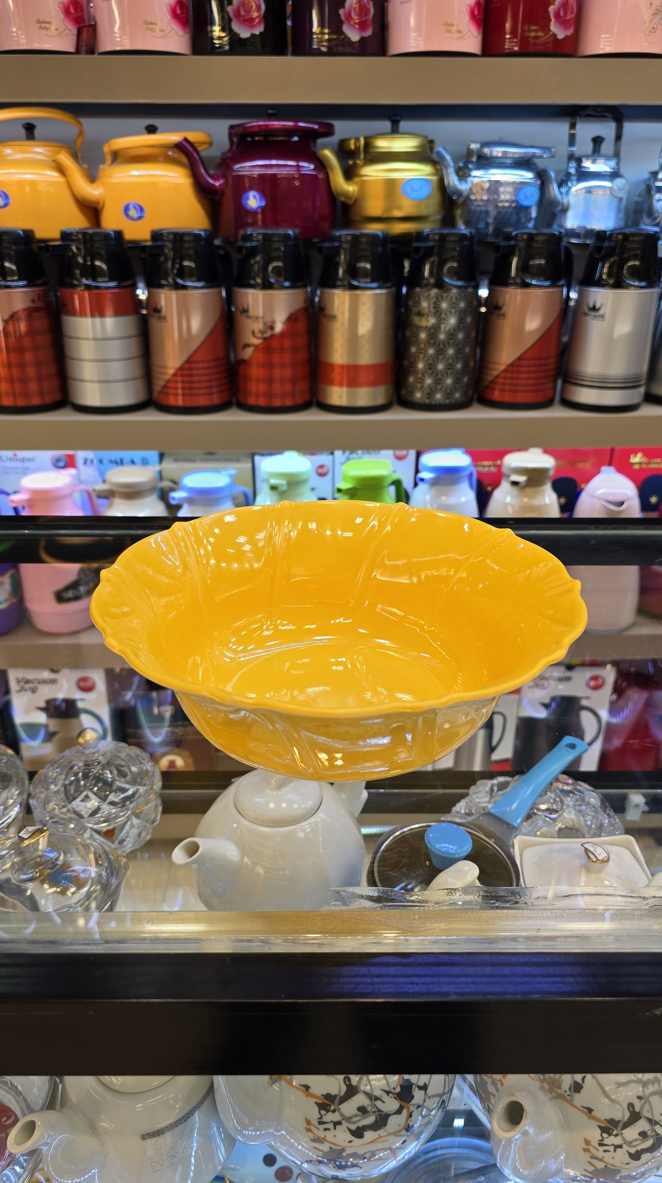 کاسه سالادخوری بزرگ ملامین اوپال جام زرد