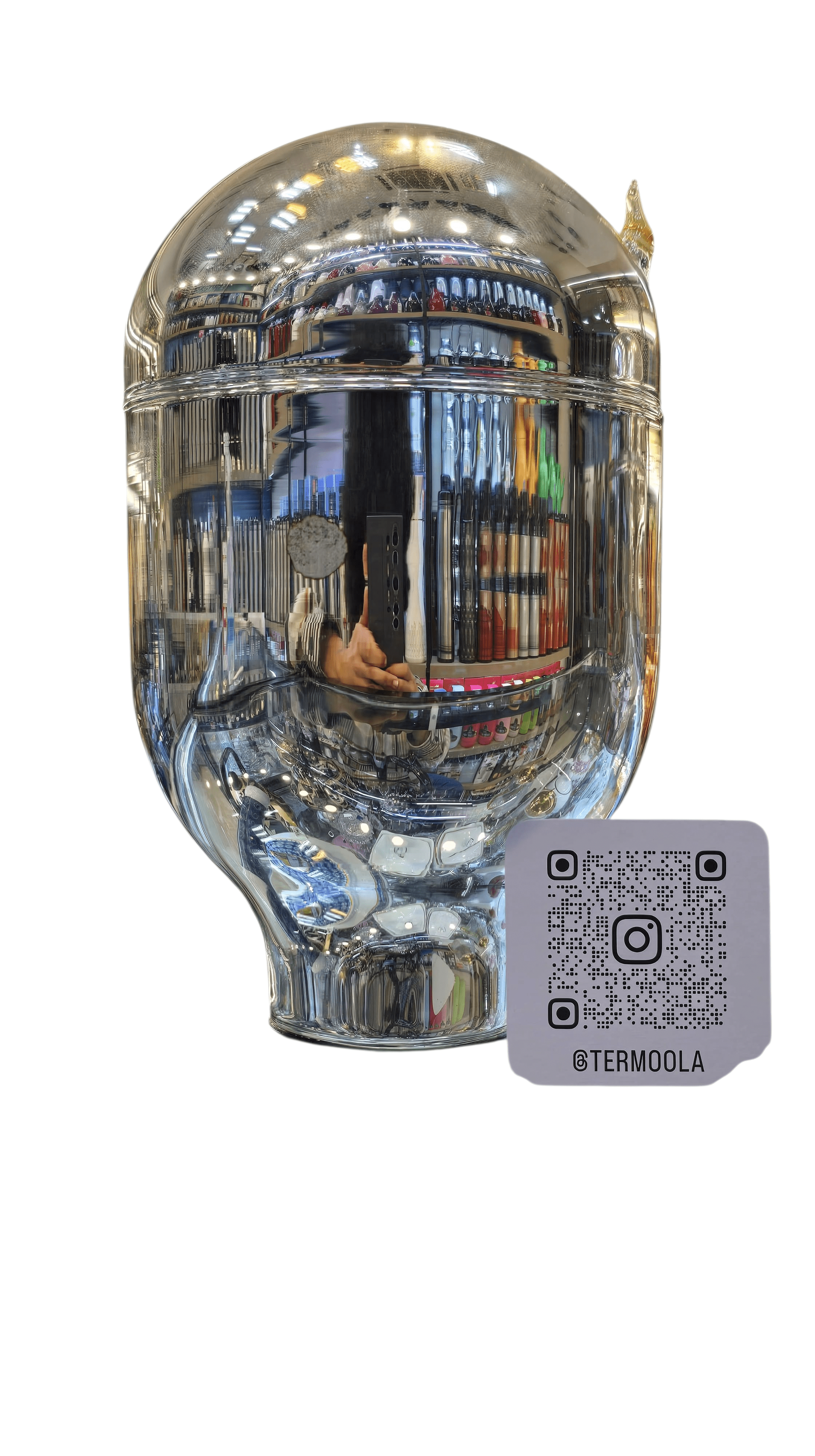 شیشه فلاسک 1 لیتر (سفید) (10 ساعته)